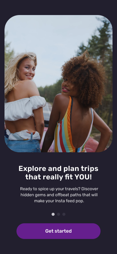 Road Dawg traveler type selection
